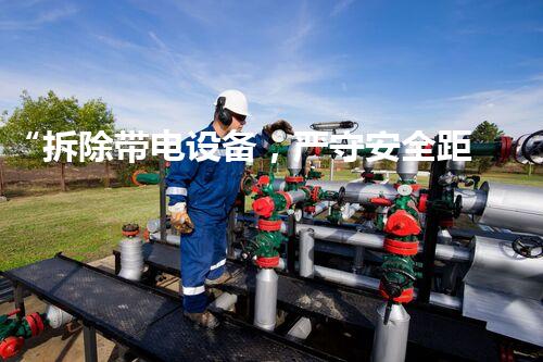 “拆除带电设备，严守安全距离，安全无忧保障行”