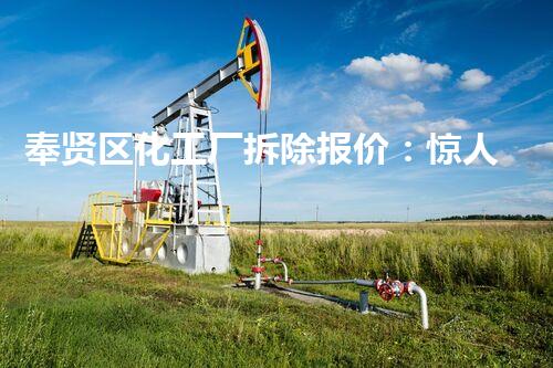奉贤区化工厂拆除报价：惊人数字揭秘！