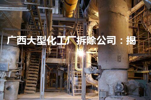 广西大型化工厂拆除公司：揭秘废墟中的奇迹！
