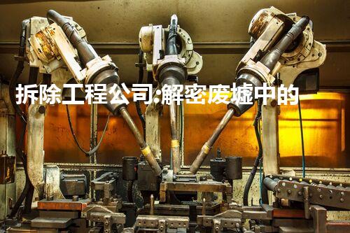 拆除工程公司:解密废墟中的财富!