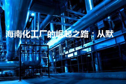 海南化工厂的崛起之路：从默默无闻到行业翘楚，你明白吗？