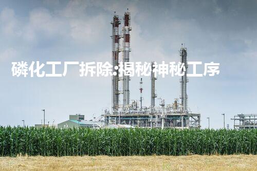 磷化工厂拆除:揭秘神秘工序,安全与环保并重!