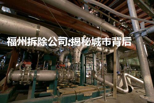 福州拆除公司:揭秘城市背后的神秘力量!