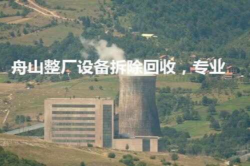 舟山整厂设备拆除回收，专业高效，服务杰出！