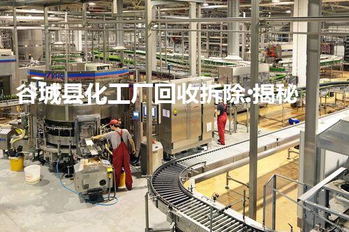 谷城县化工厂回收拆除:揭秘背后的环境治理奇迹!