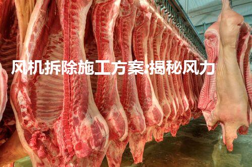 风机拆除施工方案:揭秘风力巨轮的神秘面纱!